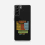 The Periodic Table Of Intergalactic Elements-Samsung-Snap-Phone Case-kg07