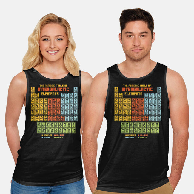 The Periodic Table Of Intergalactic Elements-Unisex-Basic-Tank-kg07