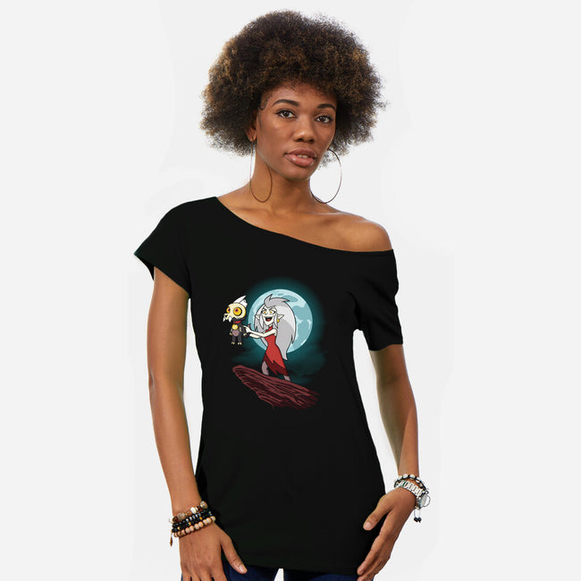 The Titan King-Womens-Off Shoulder-Tee-jasesa