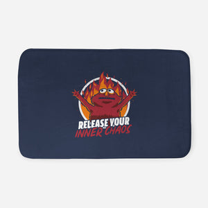 Chaos Puppet Fire-None-Memory Foam-Bath Mat-Studio Mootant