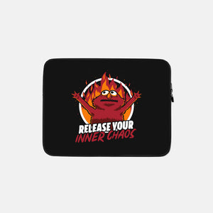 Chaos Puppet Fire-None-Zippered-Laptop Sleeve-Studio Mootant