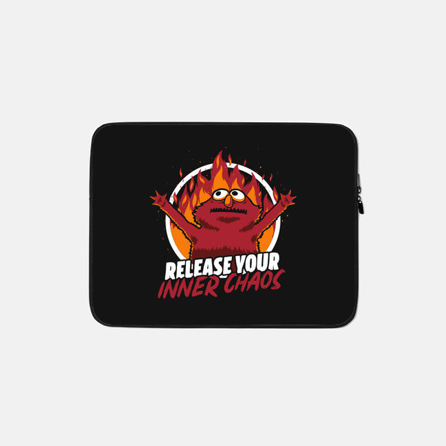Chaos Puppet Fire-None-Zippered-Laptop Sleeve-Studio Mootant