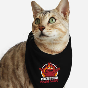 Chaos Puppet Fire-Cat-Bandana-Pet Collar-Studio Mootant