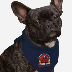 Chaos Puppet Fire-Dog-Bandana-Pet Collar-Studio Mootant