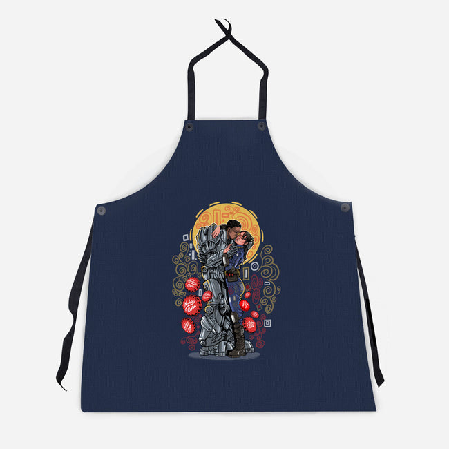 Wasteland Kiss-Unisex-Kitchen-Apron-zascanauta