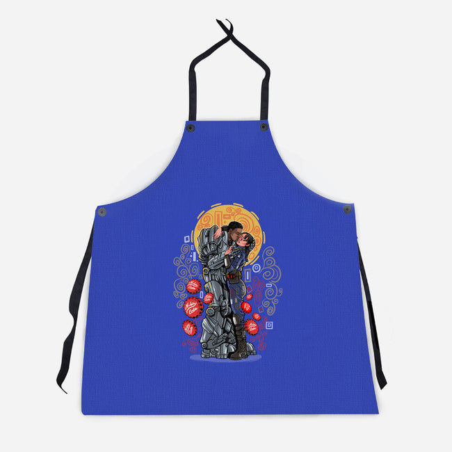 Wasteland Kiss-Unisex-Kitchen-Apron-zascanauta