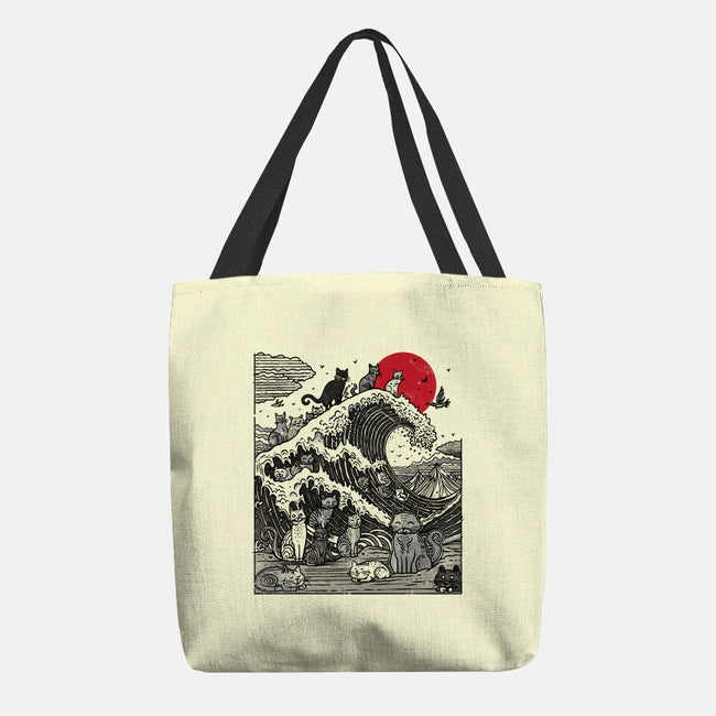 The Great Cat Wave-None-Basic Tote-Bag-drbutler