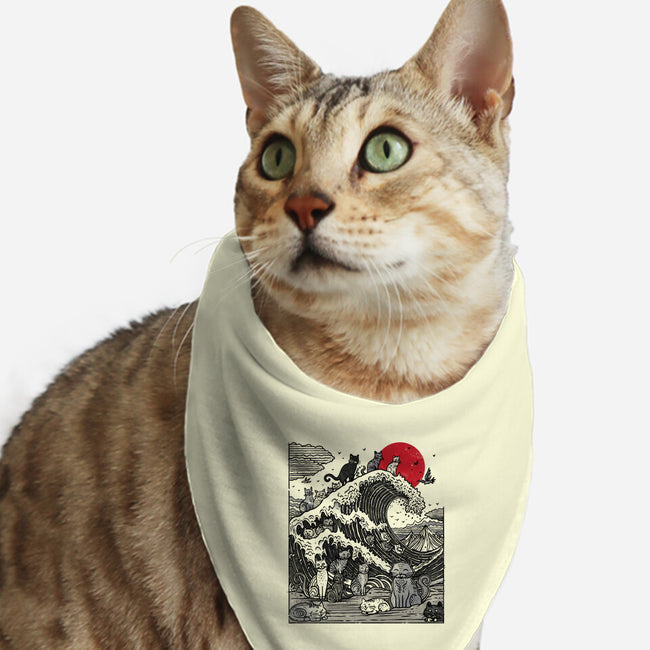 The Great Cat Wave-Cat-Bandana-Pet Collar-drbutler