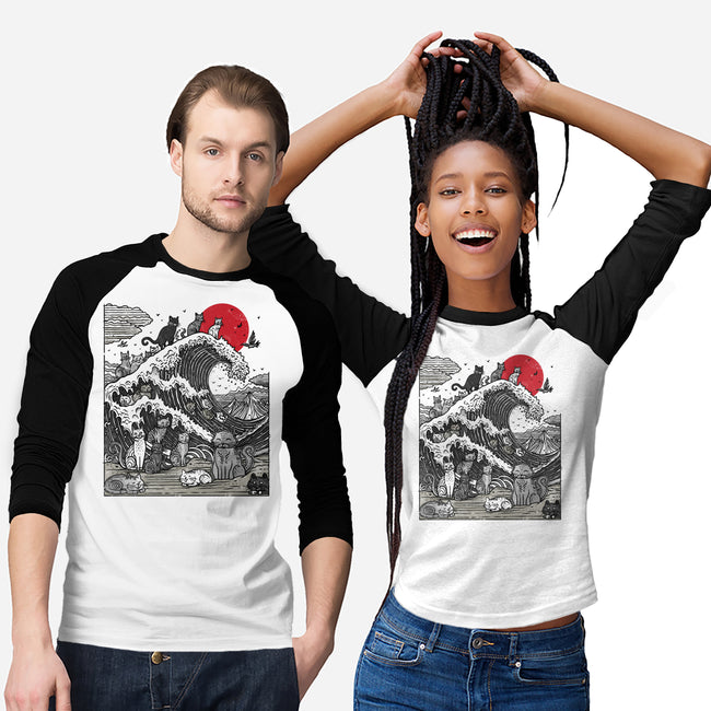 The Great Cat Wave-Unisex-Baseball-Tee-drbutler