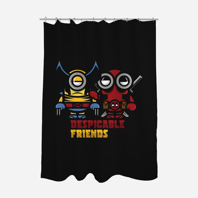 Despicable Friends-None-Polyester-Shower Curtain-jrberger