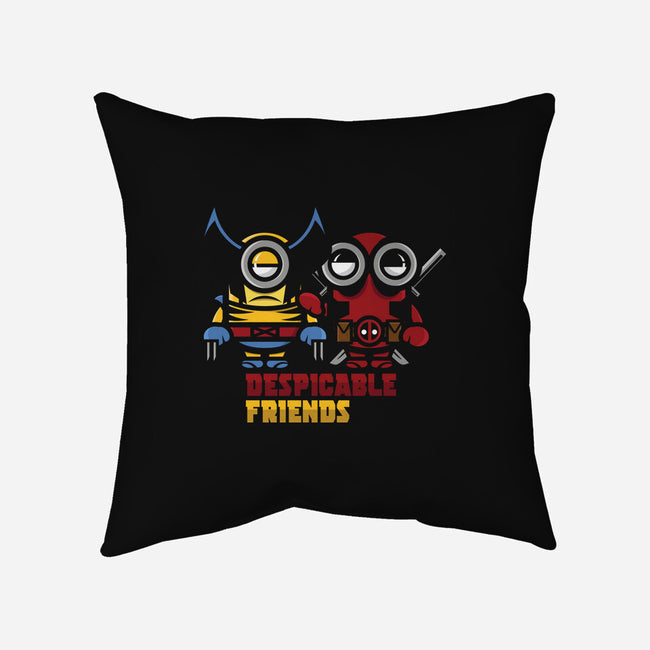 Despicable Friends-None-Non-Removable Cover w Insert-Throw Pillow-jrberger