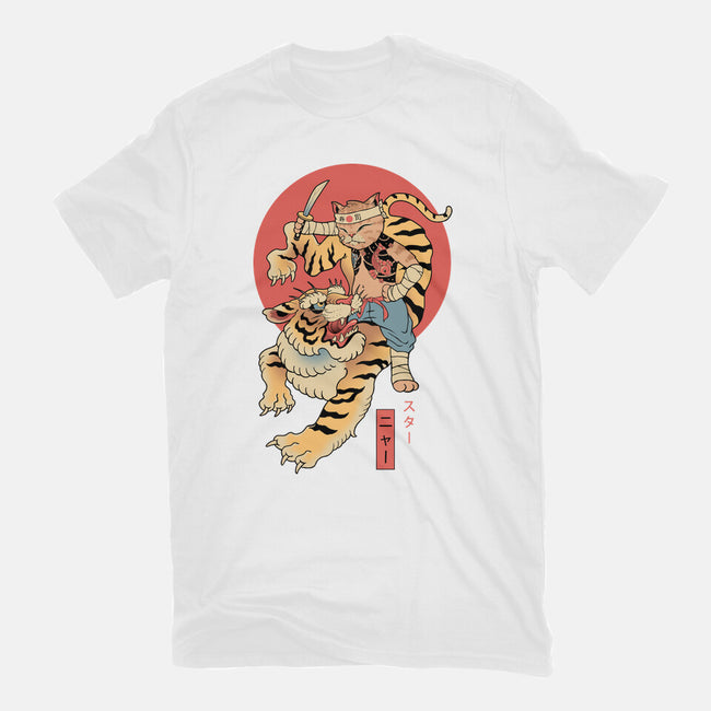 Tiger Cat Meowster-Mens-Heavyweight-Tee-vp021