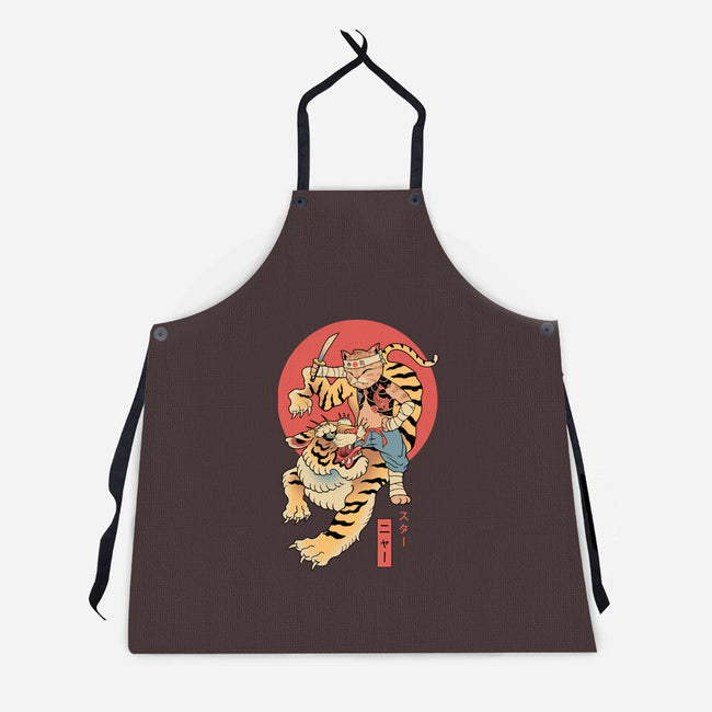 Tiger Cat Meowster-Unisex-Kitchen-Apron-vp021