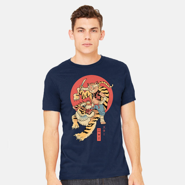 Tiger Cat Meowster-Mens-Heavyweight-Tee-vp021