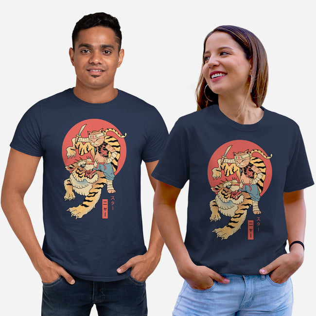 Tiger Cat Meowster-Unisex-Basic-Tee-vp021