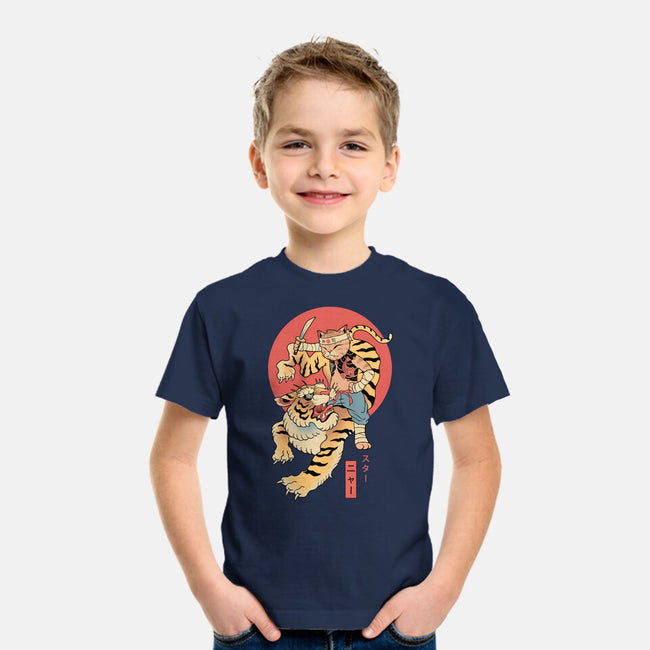 Tiger Cat Meowster-Youth-Basic-Tee-vp021