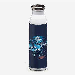Welcome To Adventure-None-Water Bottle-Drinkware-clingcling