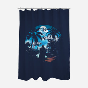 Welcome To Adventure-None-Polyester-Shower Curtain-clingcling