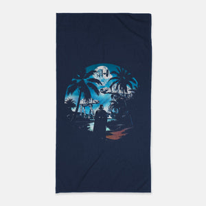 Welcome To Adventure-None-Beach-Towel-clingcling