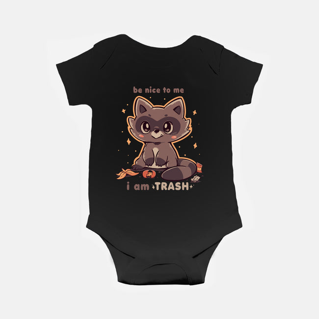 I Am Trash-Baby-Basic-Onesie-TechraNova