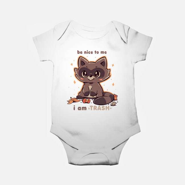 I Am Trash-Baby-Basic-Onesie-TechraNova