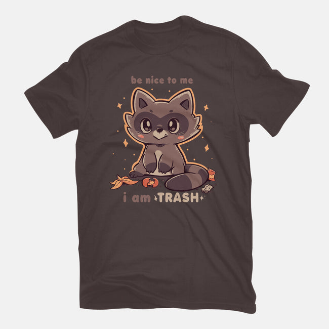I Am Trash-Womens-Basic-Tee-TechraNova