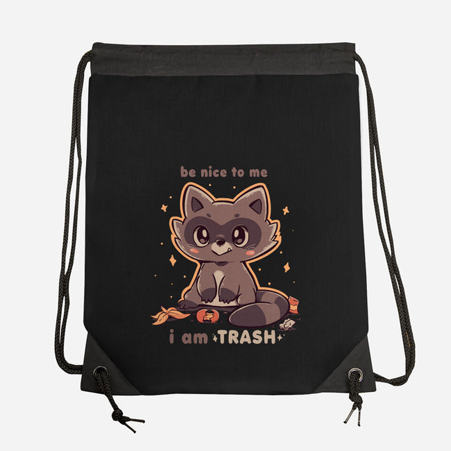 I Am Trash-None-Drawstring-Bag-TechraNova