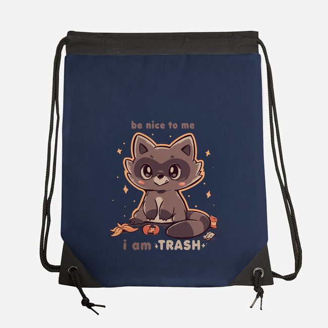 I Am Trash-None-Drawstring-Bag-TechraNova