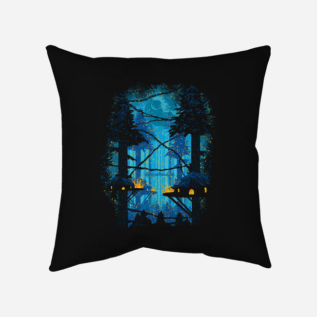 Ewok Village-None-Non-Removable Cover w Insert-Throw Pillow-dalethesk8er