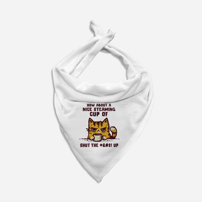 A Nice Steaming Cup-Dog-Bandana-Pet Collar-kg07