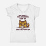 A Nice Steaming Cup-Womens-V-Neck-Tee-kg07