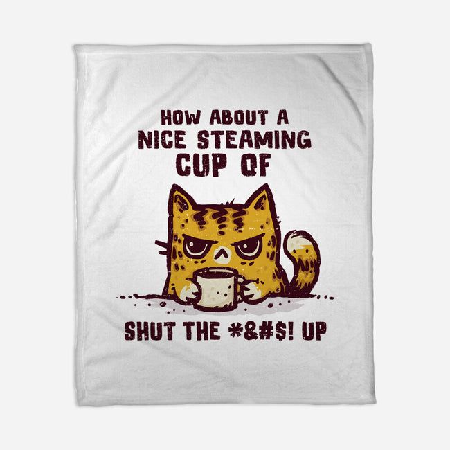 A Nice Steaming Cup-None-Fleece-Blanket-kg07