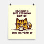 A Nice Steaming Cup-None-Matte-Poster-kg07