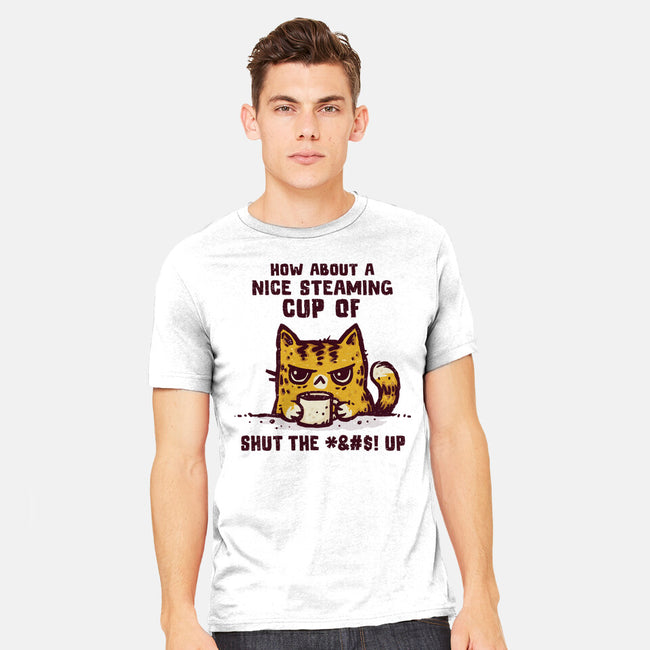A Nice Steaming Cup-Mens-Heavyweight-Tee-kg07