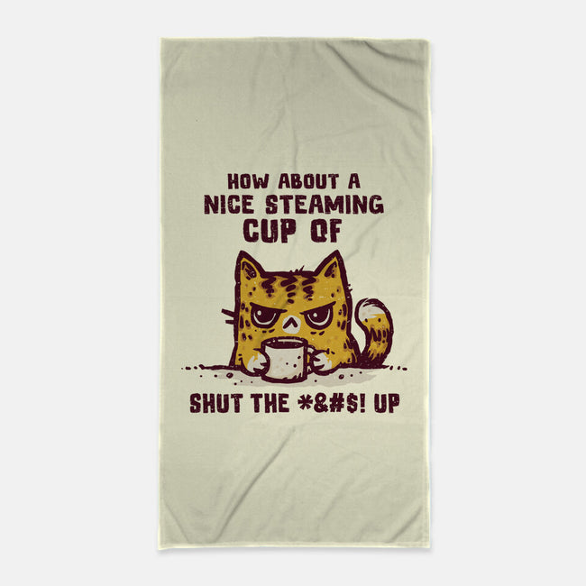 A Nice Steaming Cup-None-Beach-Towel-kg07