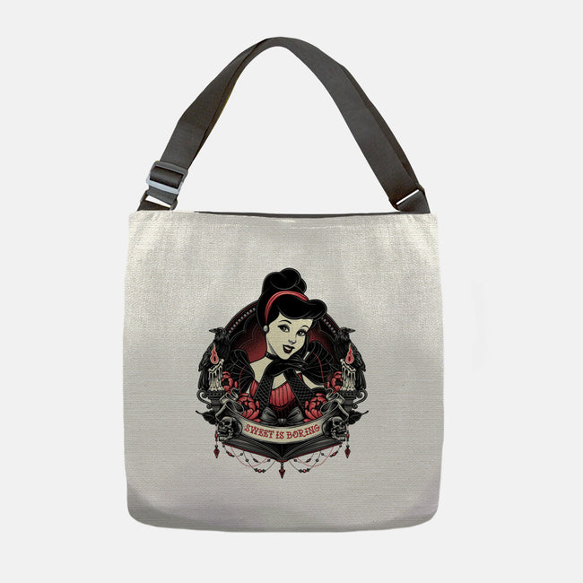 Sweet Is Boring-None-Adjustable Tote-Bag-glitchygorilla