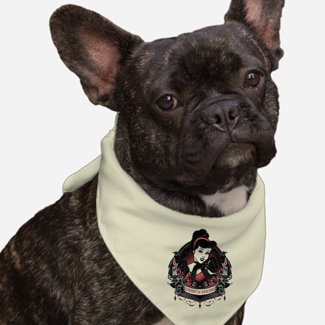 Sweet Is Boring-Dog-Bandana-Pet Collar-glitchygorilla