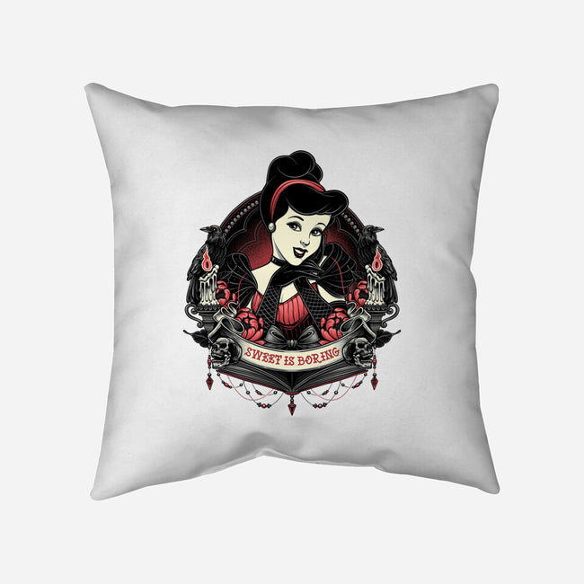 Sweet Is Boring-None-Non-Removable Cover w Insert-Throw Pillow-glitchygorilla