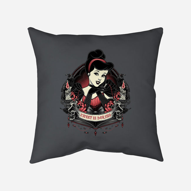 Sweet Is Boring-None-Removable Cover-Throw Pillow-glitchygorilla