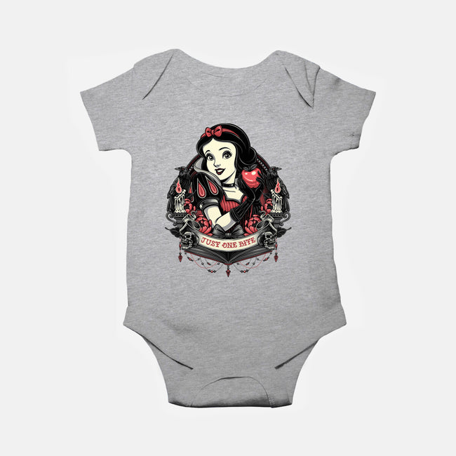 Goth Snow White-Baby-Basic-Onesie-glitchygorilla