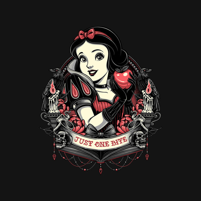 Goth Snow White-Womens-Basic-Tee-glitchygorilla