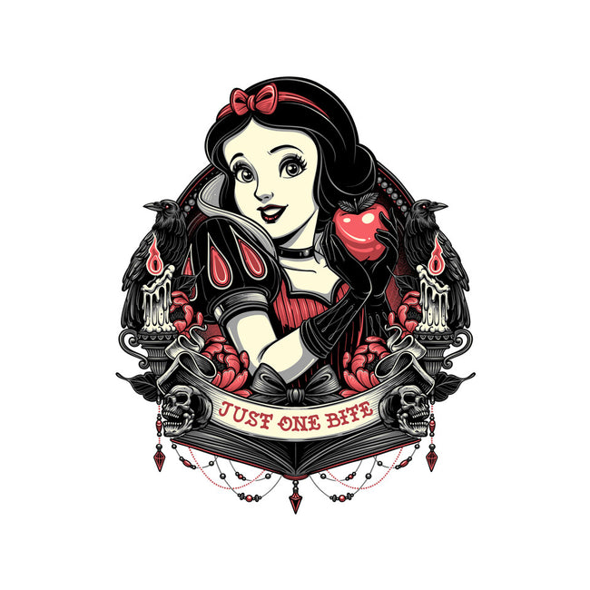 Goth Snow White-Unisex-Baseball-Tee-glitchygorilla