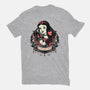 Goth Snow White-Womens-Fitted-Tee-glitchygorilla