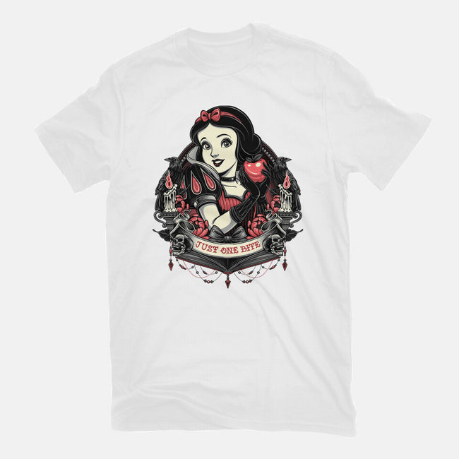 Goth Snow White-Youth-Basic-Tee-glitchygorilla