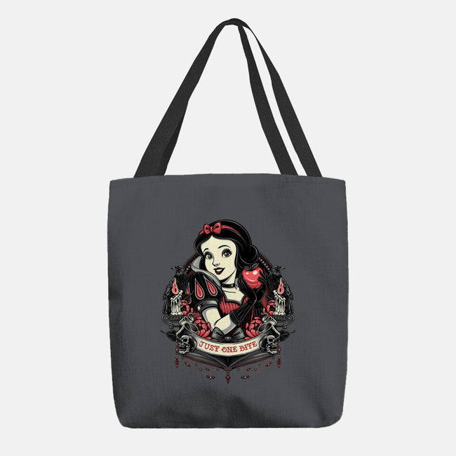 Goth Snow White-None-Basic Tote-Bag-glitchygorilla