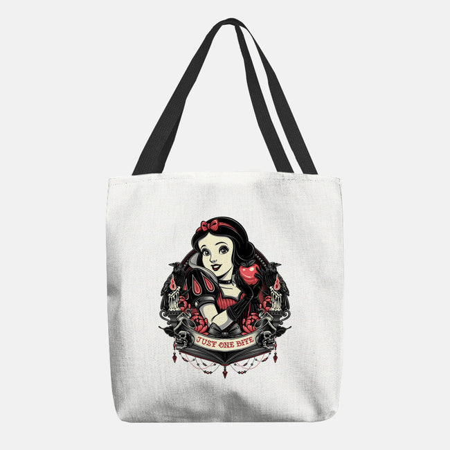 Goth Snow White-None-Basic Tote-Bag-glitchygorilla