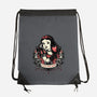 Goth Snow White-None-Drawstring-Bag-glitchygorilla