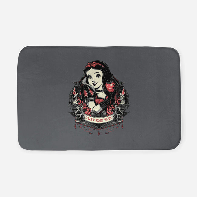 Goth Snow White-None-Memory Foam-Bath Mat-glitchygorilla