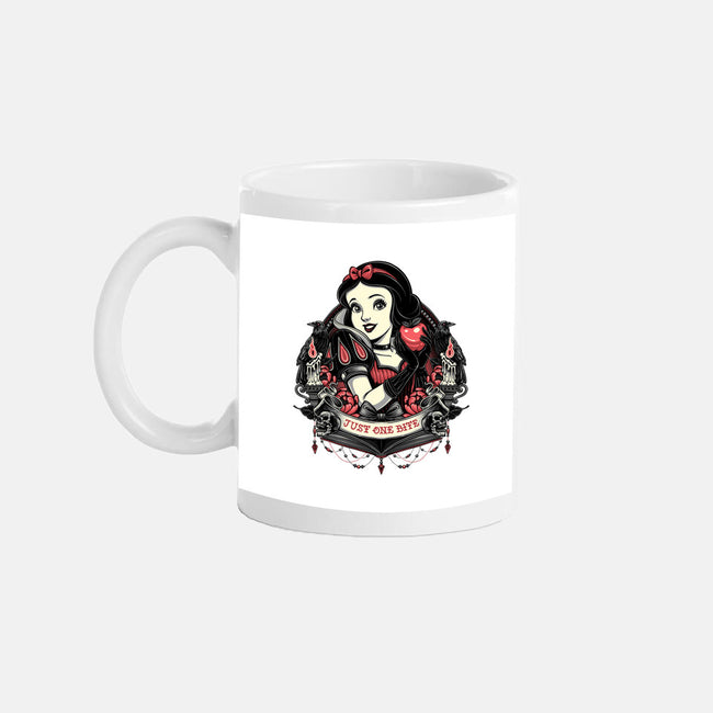 Goth Snow White-None-Mug-Drinkware-glitchygorilla