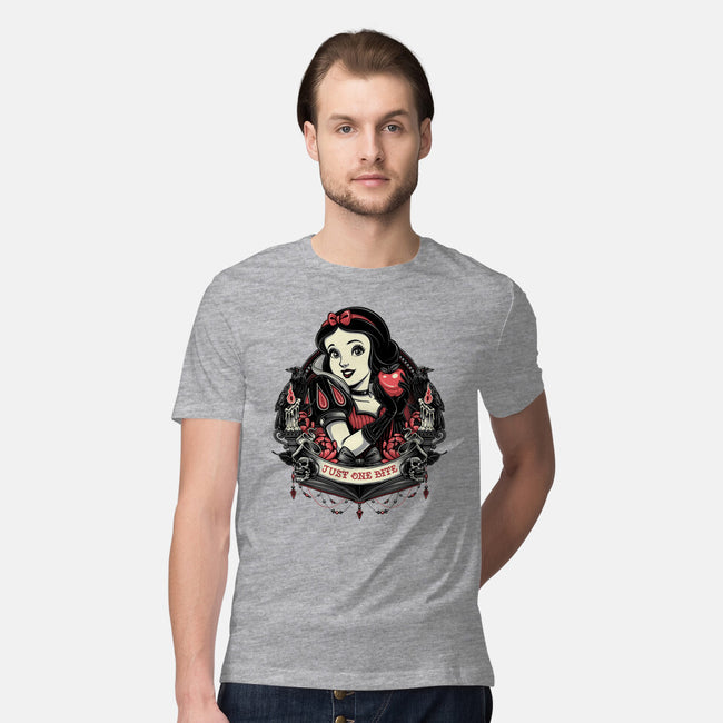 Goth Snow White-Mens-Premium-Tee-glitchygorilla